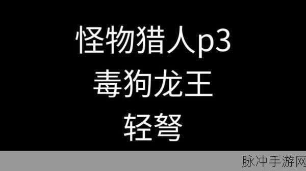 怪物猎人P3新手必做武器选择与攻略指南