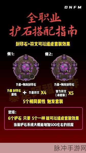 地下城与勇士手游定制化护石搭配秘籍，战力飙升全攻略