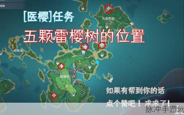 原神雷樱树全面探索指南，解锁隐藏的秘境与宝藏