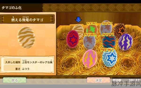 怪物猎人物语2龙蛋攻略,全面解析龙蛋获取指南