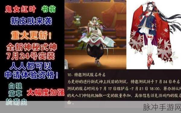 阴阳师新络妇神秘降临,掀起全新战斗风潮深度攻略