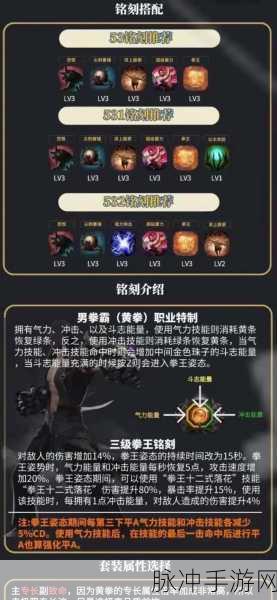 命运方舟手游深度攻略，霸拳黄拳加点全解析