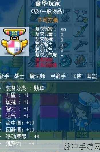冒险岛手游攻略,揭秘神秘遗物发现者勋章的获取之道