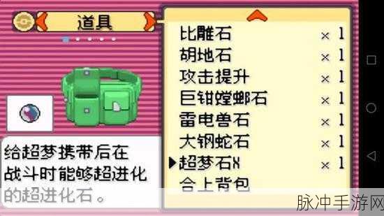 口袋妖怪刽曜之影永久Mega进化全攻略