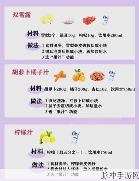七日世界手游攻略，揭秘消脂果汁食谱的获得方法