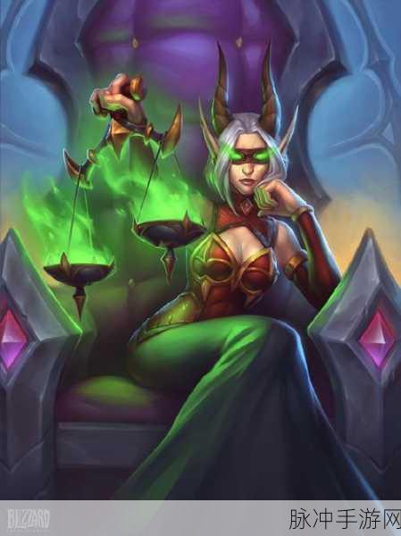 炉石传说深度解析与图鉴,揭秘鲜血女王兰娜瑟尔的独特魅力