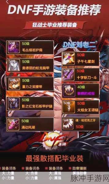 DNF手游狂战士左槽搭配攻略，骷髅骑士拳套深度解析及备选推荐