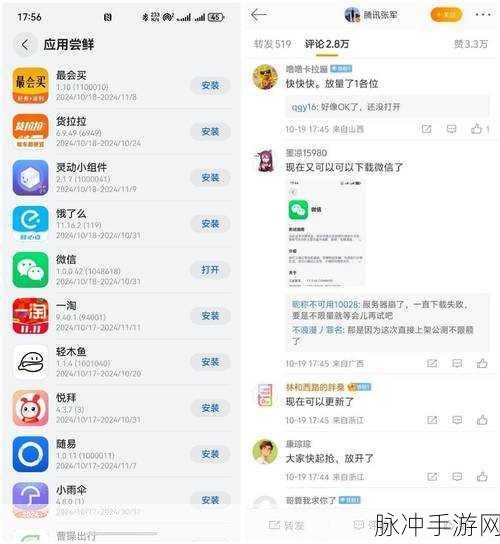 纯血鸿蒙系统下的手游新体验，微信支持详解