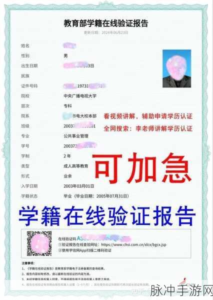 学信网APP查询学历信息攻略,手游玩家的学历验证助手