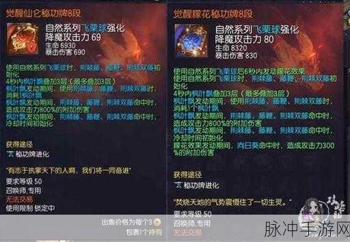 剑灵双剑一系深度攻略,神功牌选择指南