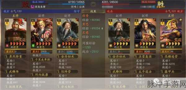 揭秘三国志战略版之巅峰战术，黄忠配将与技能搭配深度解析