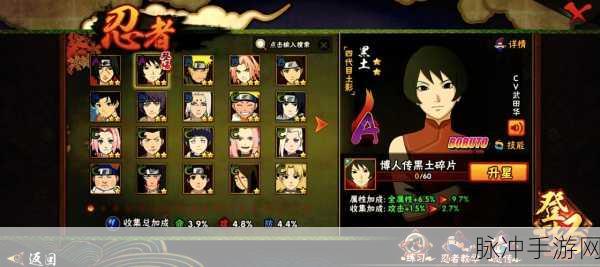 火影忍者手游女性角色深度解析，代表性人物全攻略