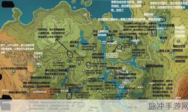 原神达马山草神瞳全位置详尽攻略
