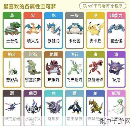 口袋妖怪3D初始宠物选择技巧,打造你的良好开端