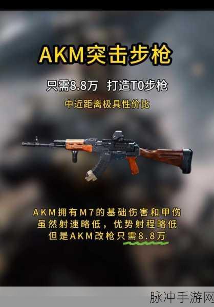 香肠派对AKM性能深度解析,掌握这把利器,称霸战场不是梦