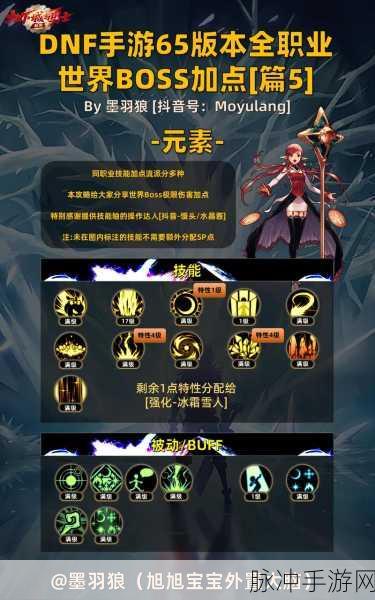 DNF复仇者85级技能加点深度解析与实战攻略
