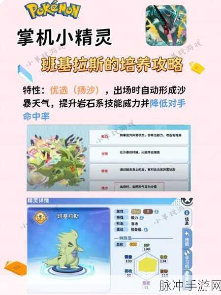 口袋妖怪复刻班吉拉道具搭配全攻略