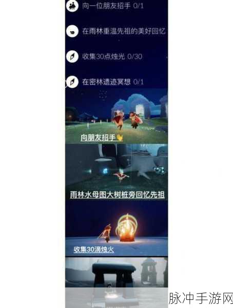 光遇探索指南,揭秘雨林深处的神秘山洞位置