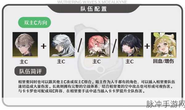 鸣潮炽霞阵容搭配全攻略，解锁顶级战斗效能的绝佳组合