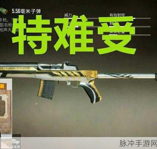 和平精英,深度解析能装四个配件的非瞄准镜武器