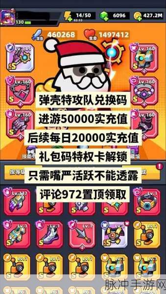 弹壳特攻队礼包码兑换全攻略,轻松解锁游戏福利秘籍