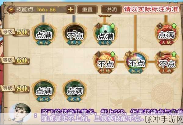 SSR烟鬼新世界征途，航海王燃烧意志技能加点全攻略