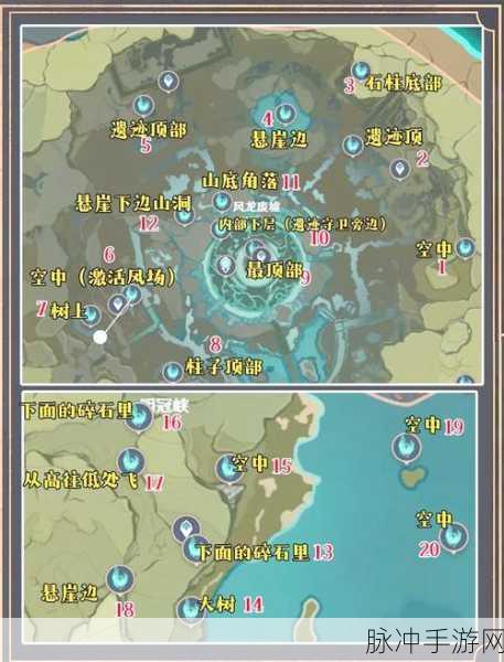 原神七天神像满级攻略，风神瞳收集详解