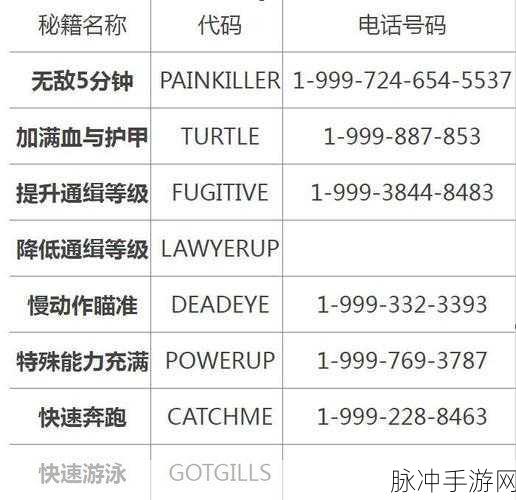 揭秘GTA5,武器代码大全,助你畅游罪恶都市