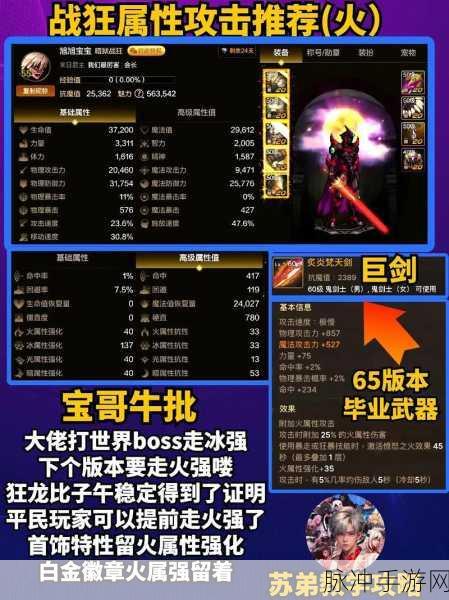 DNF游戏中哪个属性最为强大？全面攻略助你战力飙升！