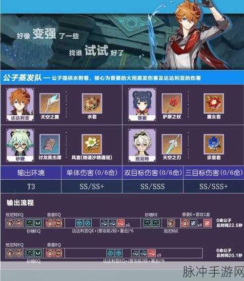 原神火C流香菱主C阵容搭配攻略，解锁最佳角色组合与战术精髓