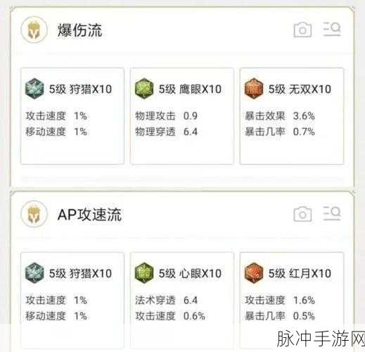 王者荣耀深度攻略，米莱狄的铭文装备全解析