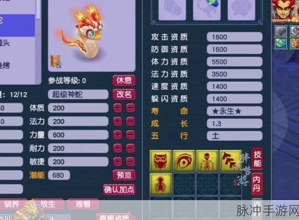 深入探索梦幻西游，巴蛇角色玩法全解析与技巧深挖