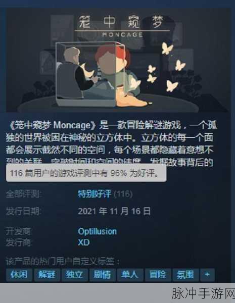 笼中窥梦公测版下载，探索3D错位视觉的冒险解谜新世界