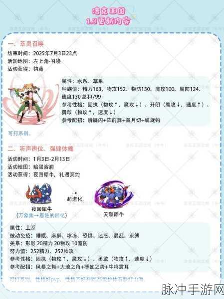 洛克王国天赋刷满攻略，解锁高效方法与实用技巧