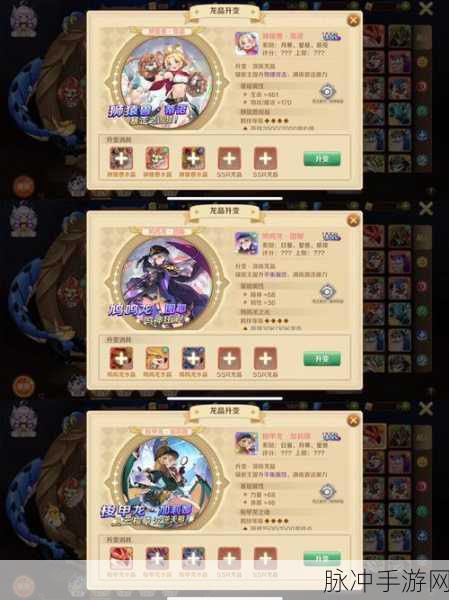 龙之国物语舞者龙晶搭配深度攻略