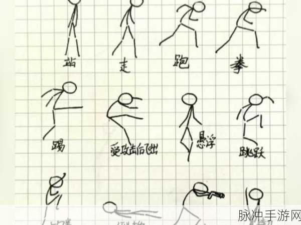 深度解析Flash火柴人动作手游,动作分解图与攻略精髓