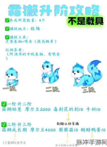 摩尔庄园手游养动物全攻略及牧场开启条件详解