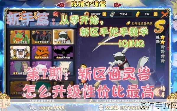 火影忍者手游全面解析,通灵兽培养攻略