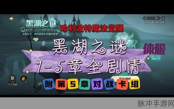 哈利波特魔法觉醒黑湖之谜第五章通关卡组深度攻略