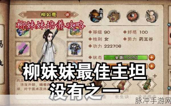 烟雨江湖柳如意武学搭配全攻略