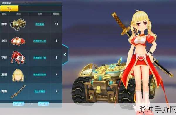 QQ飞车手游攻略,深度解析着装度提升之道