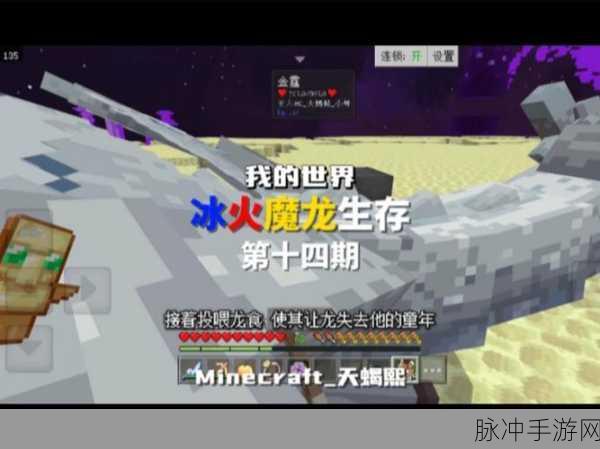 我的世界手游攻略，全面解析恐龙蛋的孵化过程