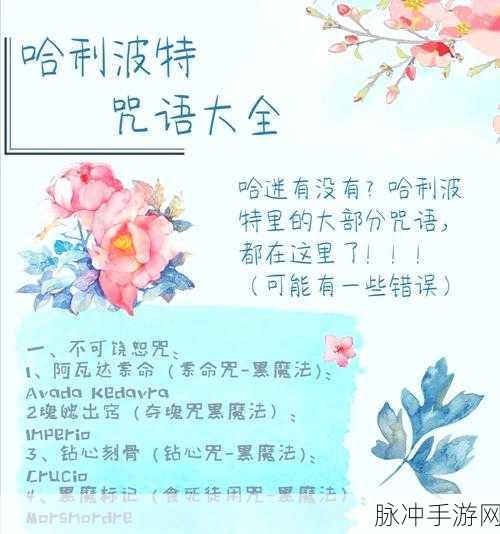 哈利波特，魔法觉醒俱乐部夺杖咒语全攻略