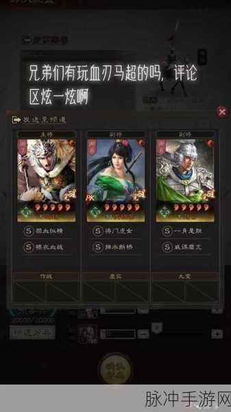 掌握战场精髓,三国志战略版马超队伍搭配指南全深度解析