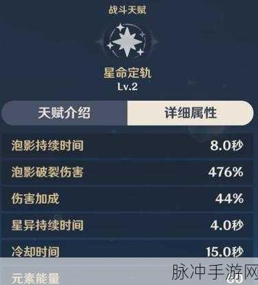 原神莫娜固有天赋深度剖析，运行原理与独特作用全面解读