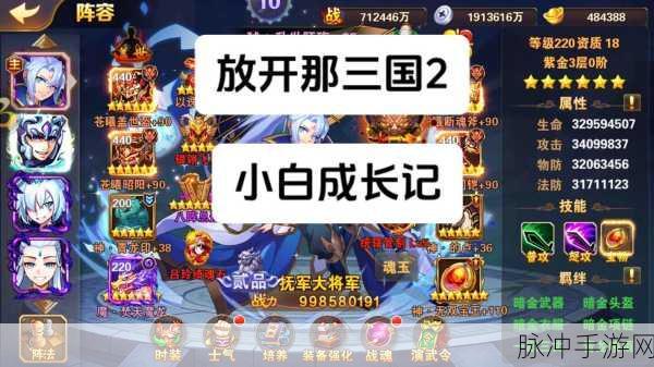 放开那三国2宠物选择全攻略，打造最强战斗伙伴