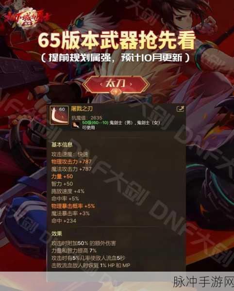 DNF手游幸运7武器,哪个职业能发挥最佳效果?