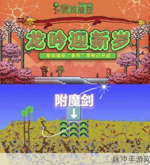 泰拉瑞亚手游攻略，揭秘附魔剑冢的寻觅之旅