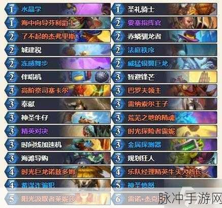 炉石传说机械法天梯卡组推荐攻略，玩转机械法核心战术全解析
