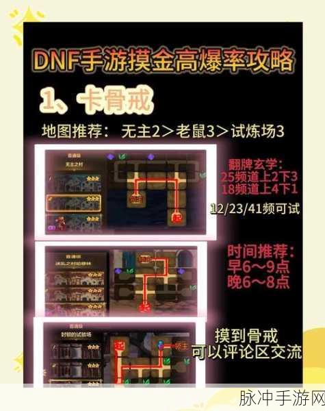 DNF手游高爆率卡片探索，深入揭秘幸运地下城副本